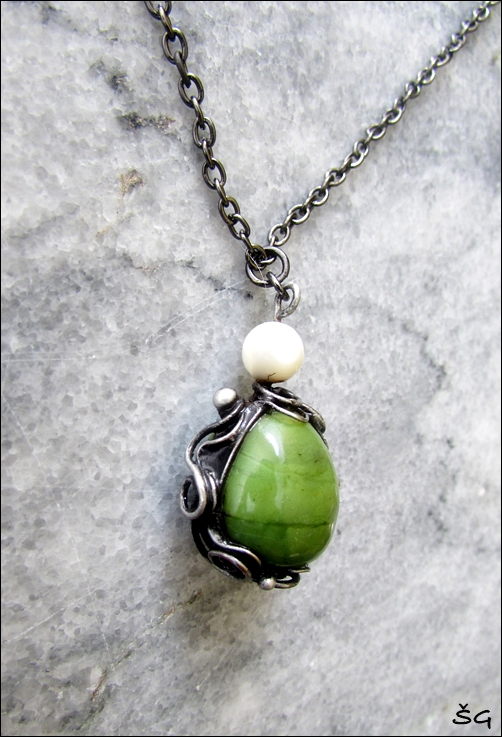Náhrdelník - jadeit