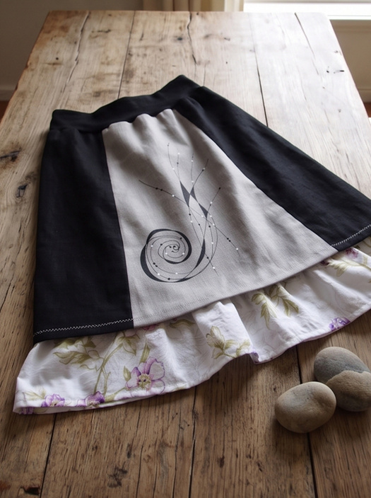 SPIRÁLA ŽIVOTA (L/XL) - sukně
