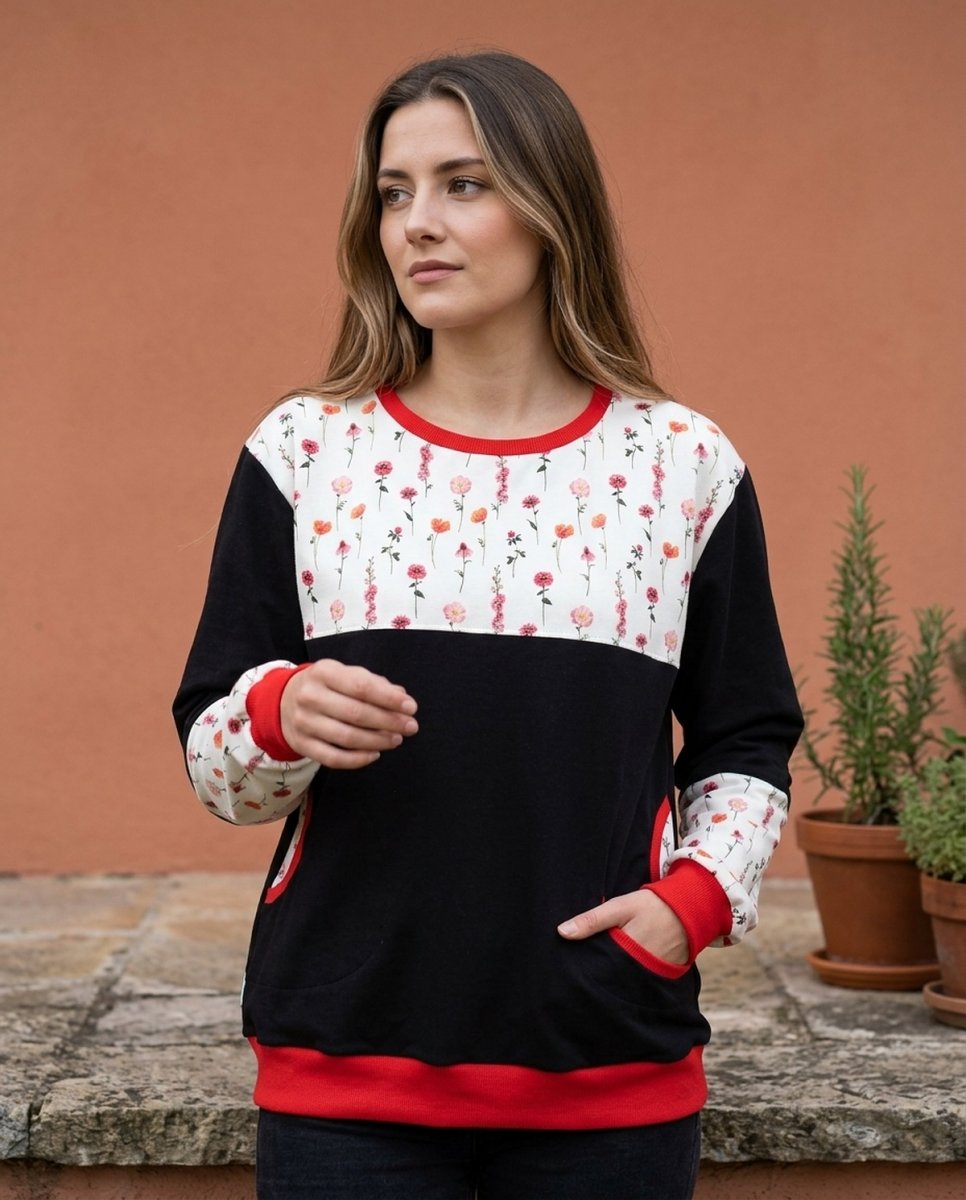 KVĚTINOVÁ (XL/XXL) - dámská mikina
