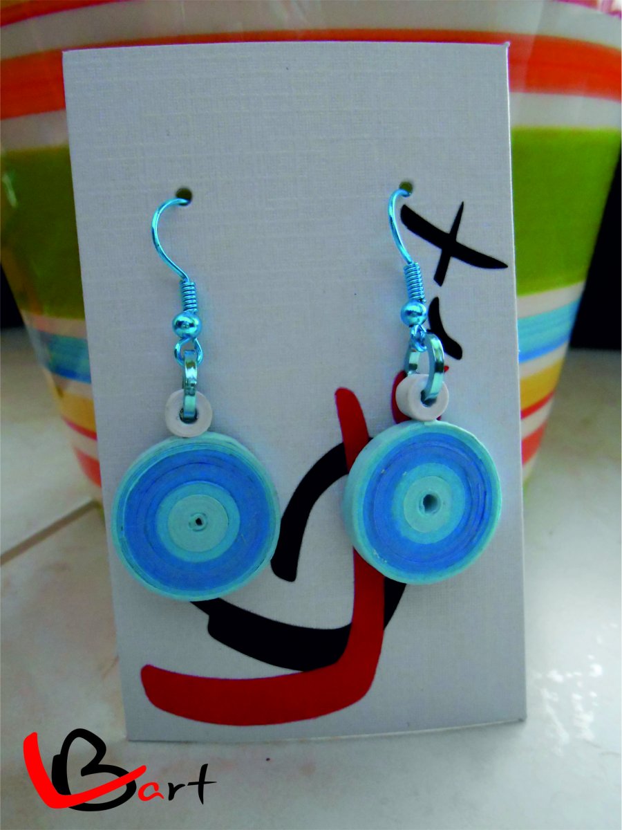 Náušnice - Modré z nebe = NUQ13