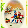 Vánoční pohlednice staročeské - sada č. 3