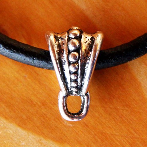 Člunek s Řadou Teček - 2ks - Platinový