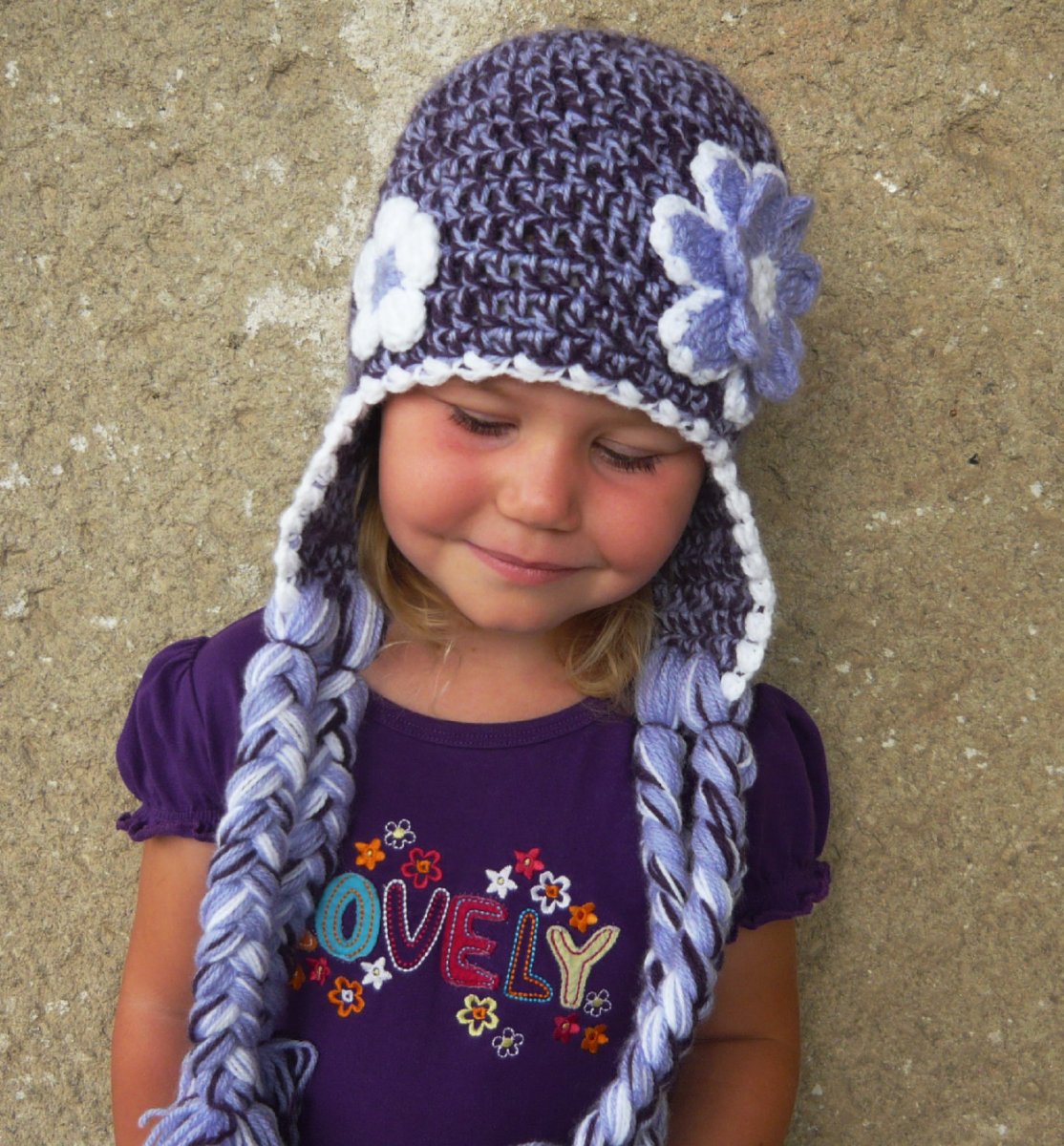 Háčkovaná ušanka 