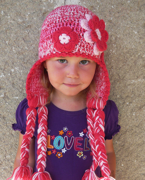 Háčkovaná ušanka 