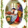 Vánoční pohlednice staročeské - sada č. 1