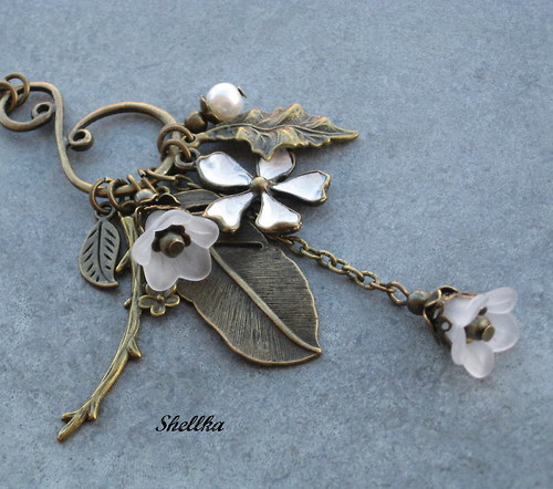 Náhrdelník,,LEDOVÉ KVĚTY,,