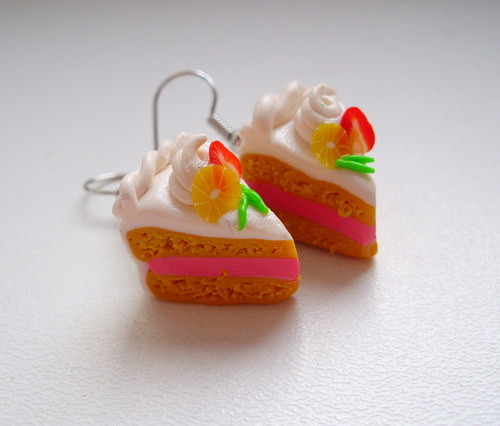 Jahodové dortíky s pomerančem