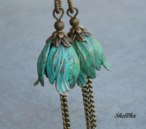 Náušnice,,FOREST FLOWERS ,, 2