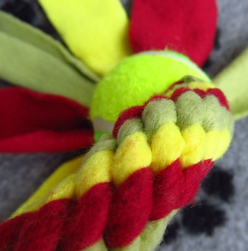 Přetahovadlo pro psa - pešek s míčkem