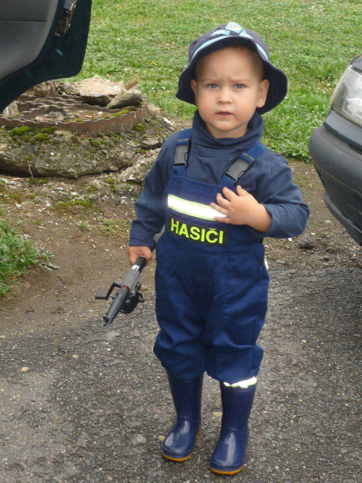 Hasičské dětské montérky