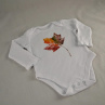 Dětské body s dl. rukávem a javor. listem,9-12 měs