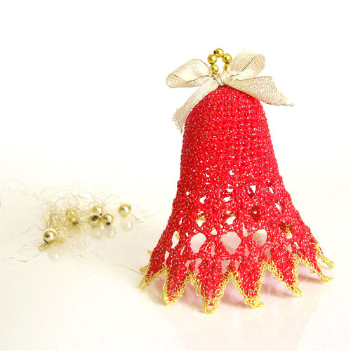 Vánoční zvonek 12 cm