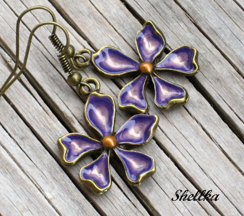 Náušnice,,MEADOW FLOWERS,, VII.