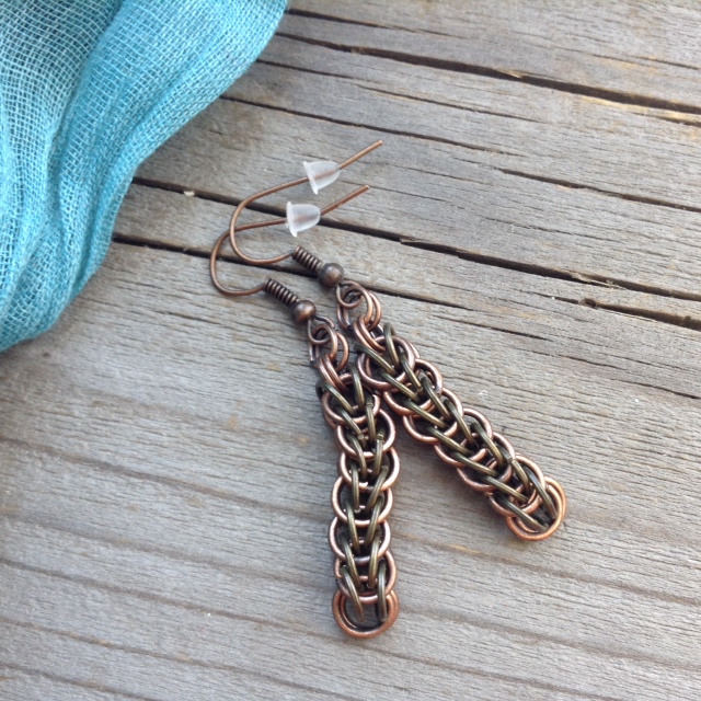 Persian bronze - náušnice