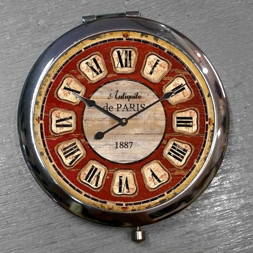 Zrcátko Hnědé hodiny