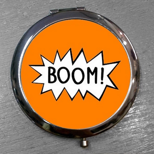 Zrcátko BOOM oranžové