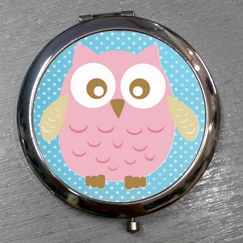 Zrcátko Růžová sovička