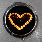 Zrcátko Srdce ze svíček