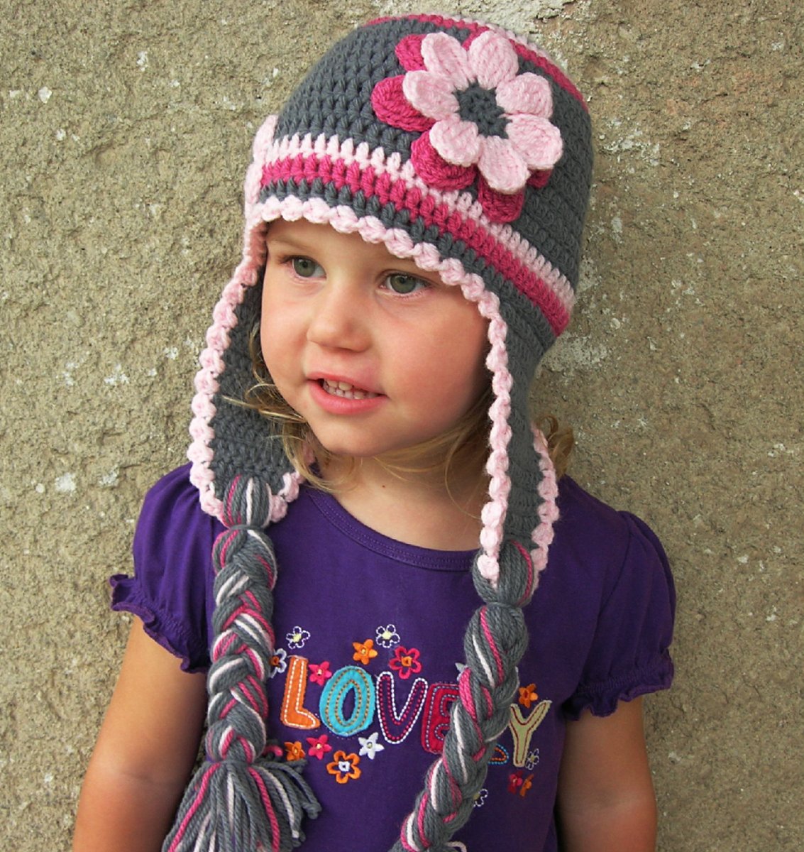 Háčkovaná ušanka 