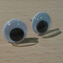 Náušnice pecky - oči