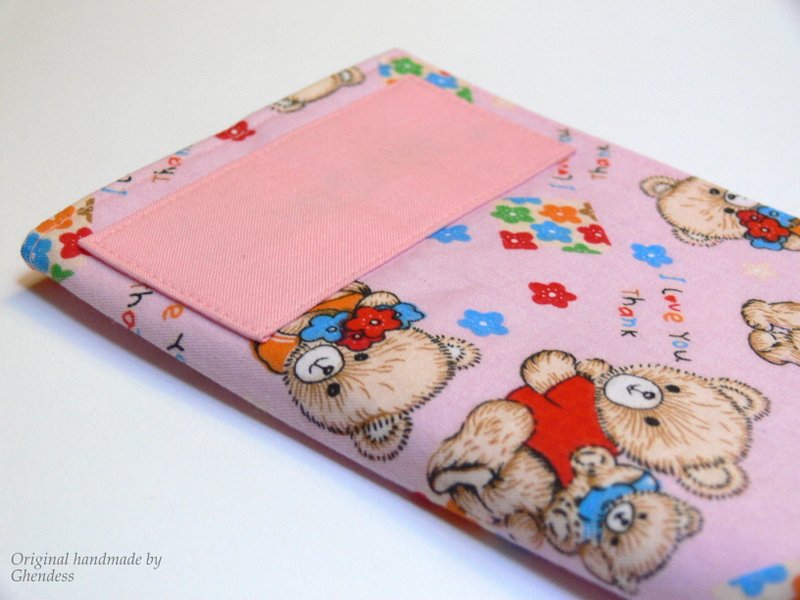 Obal na očkovací průkaz - Růžoví medvídci