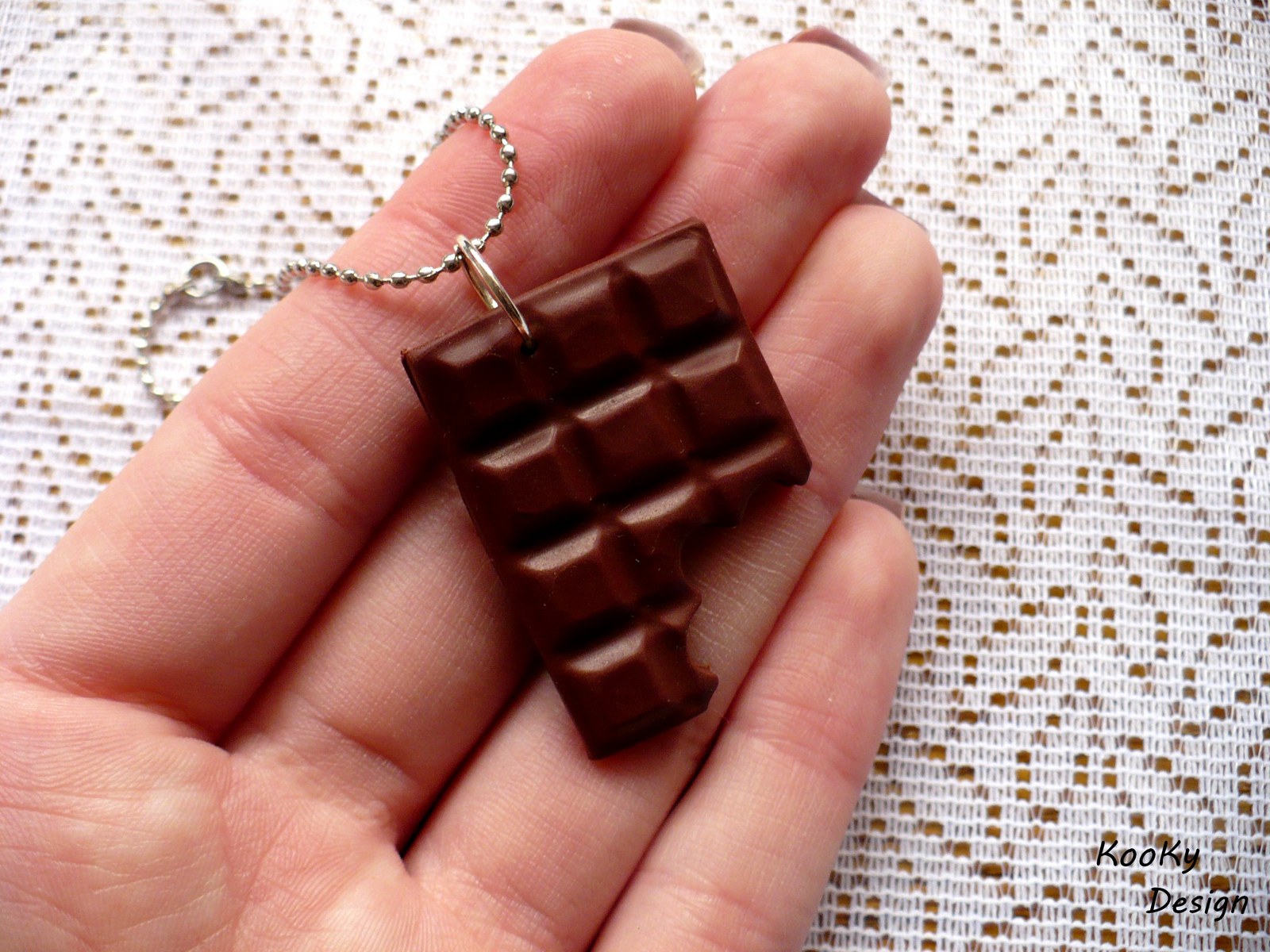 Přívěsek na klíče - čokoláda