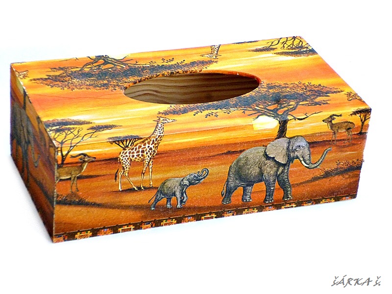 krabička - box na kapesníky