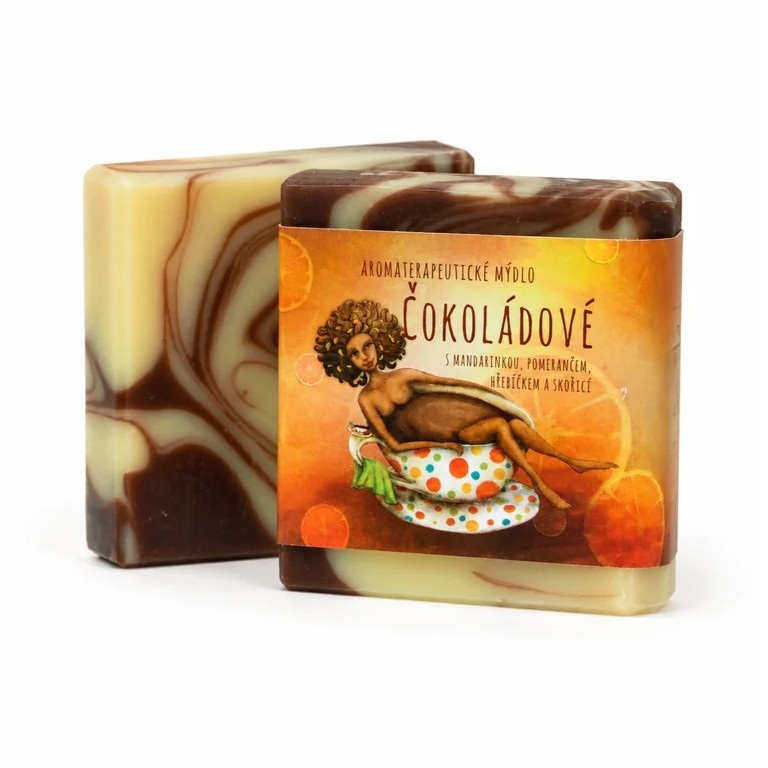 Přírodní mýdlo - Čokoládové