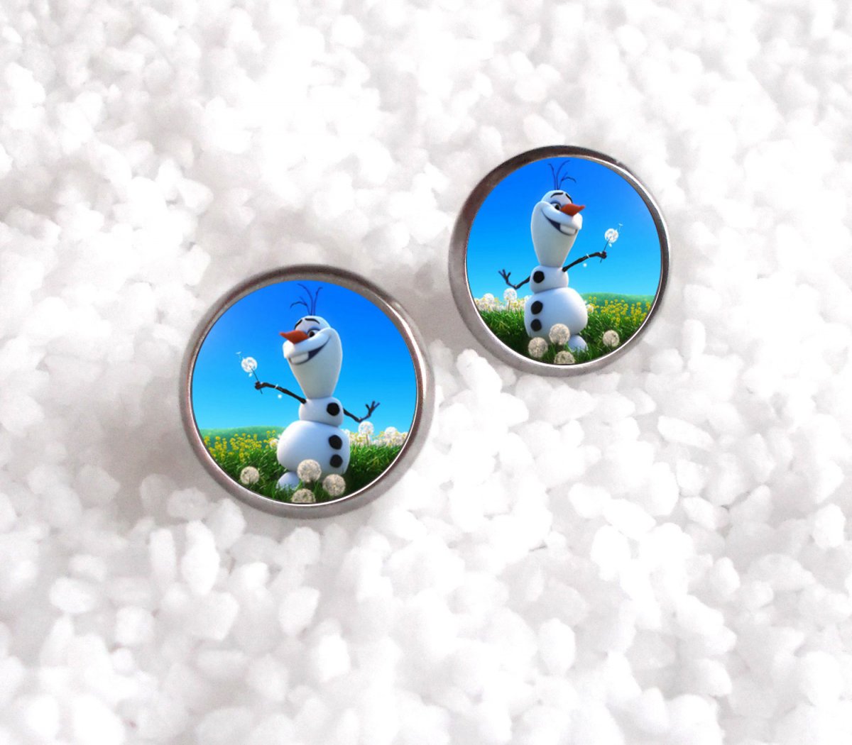 Peckové náušnice Olaf na přání