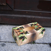 Krabice na kapesníky - Olivy