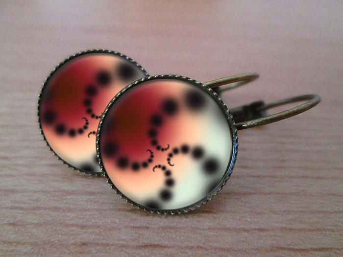 VINTAGE VISACÍ NÁUŠNICE- Omamné