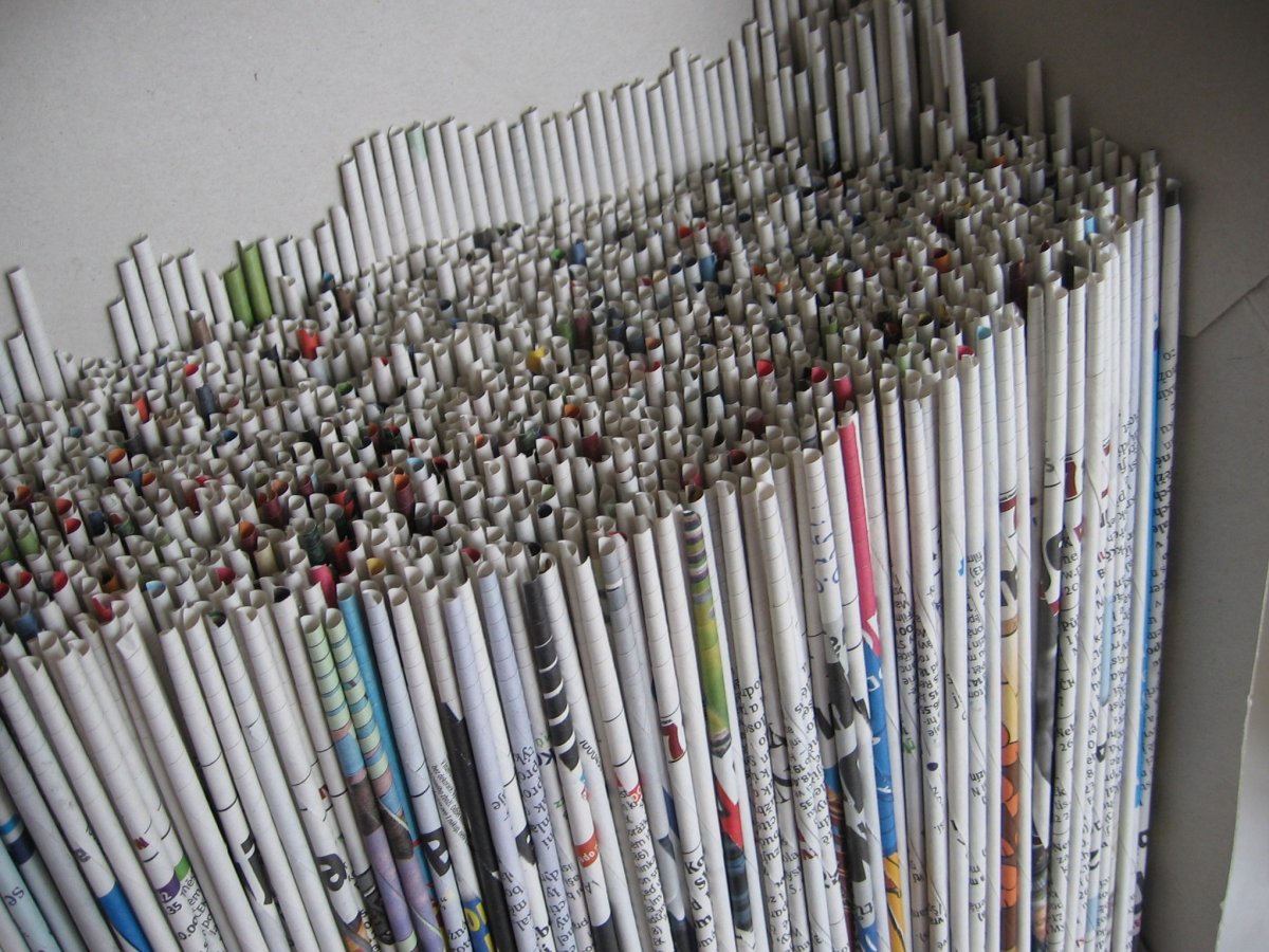 600 kusů dlouhých ruliček na pletení