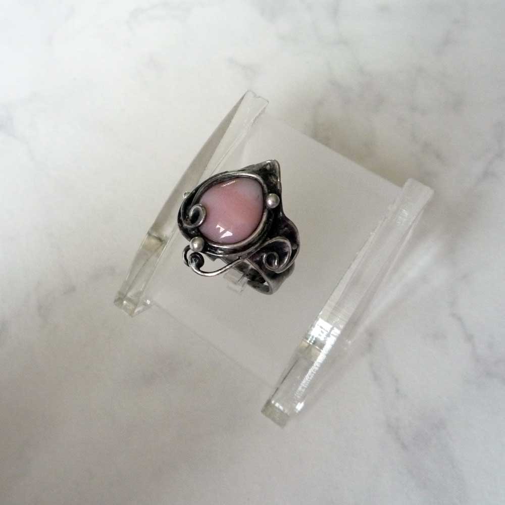 Opálová kapka - prsten