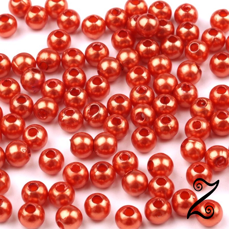 Voskovky, oranžová tmavá, 4 mm (100ks)