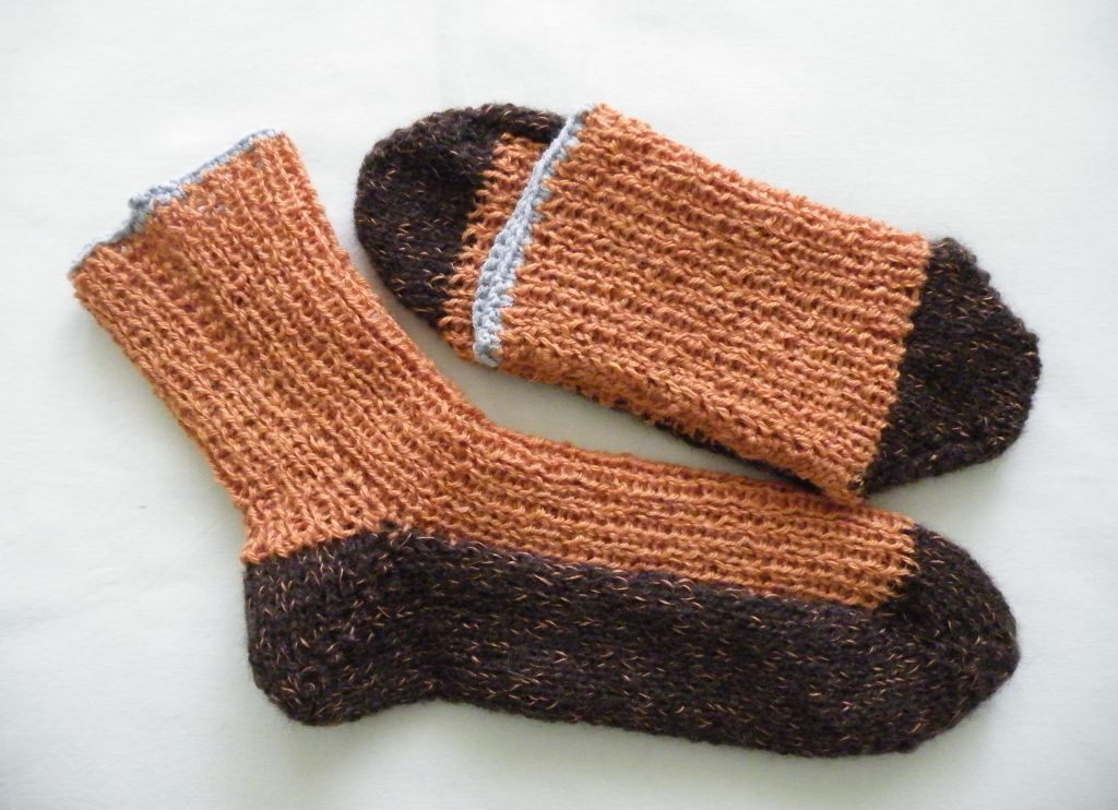 Ručně pletené ponožky velikost 41 - 42