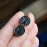 Oreo náušnice pecky