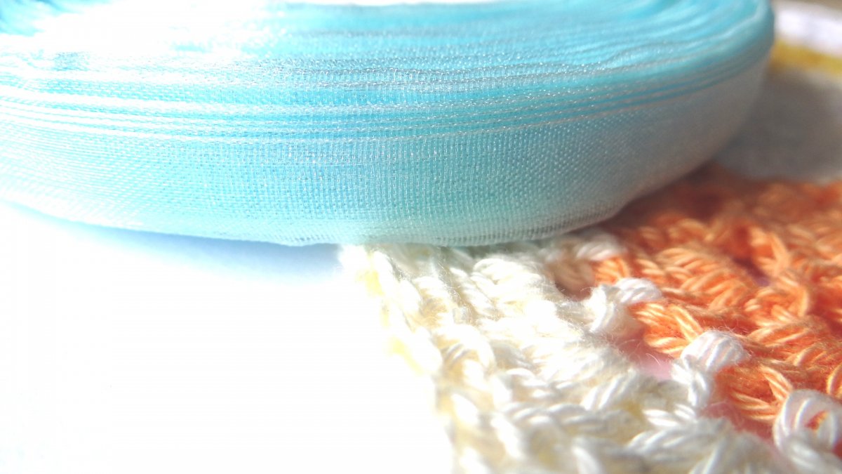 Organza sv.modrá 10mm ORG1008