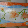 Oranžová orchidea 