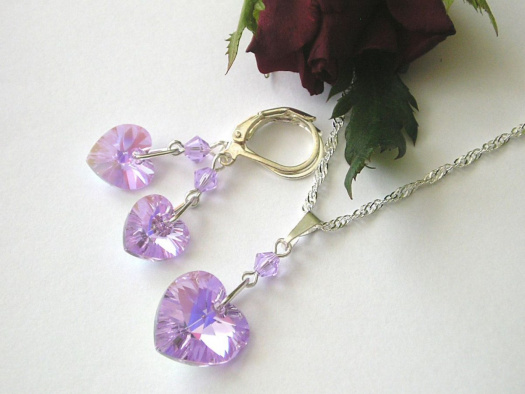 Swarovski sada Violet AB..