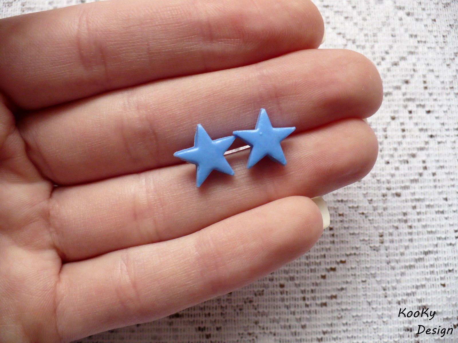 Pecičkové náušnice - hvězdičky