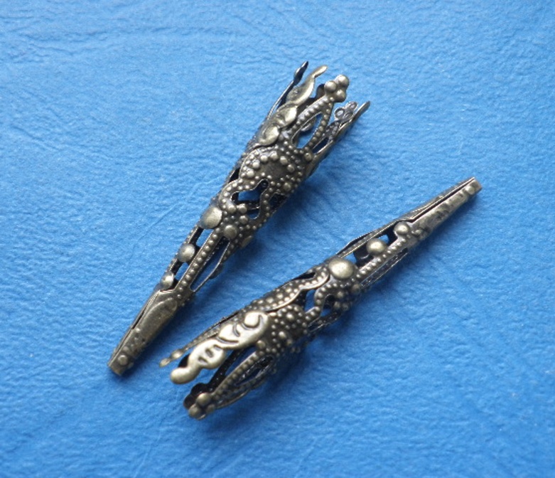 Filigránový dlouhý kaplík - 4 ks