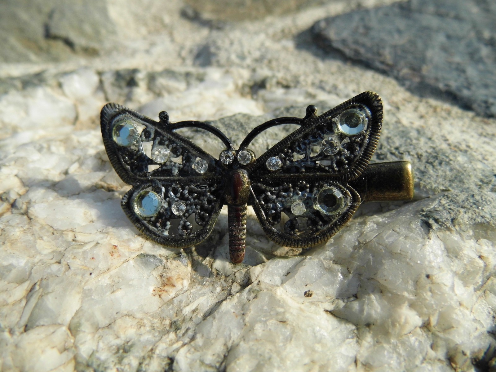 Sponka do vlasů - klip-motýlek