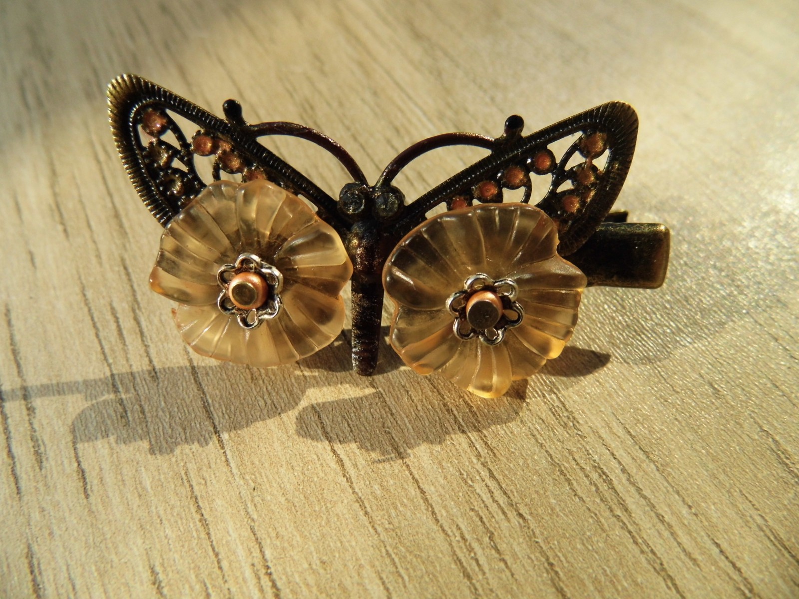 Sponka do vlasů - klip-motýlek