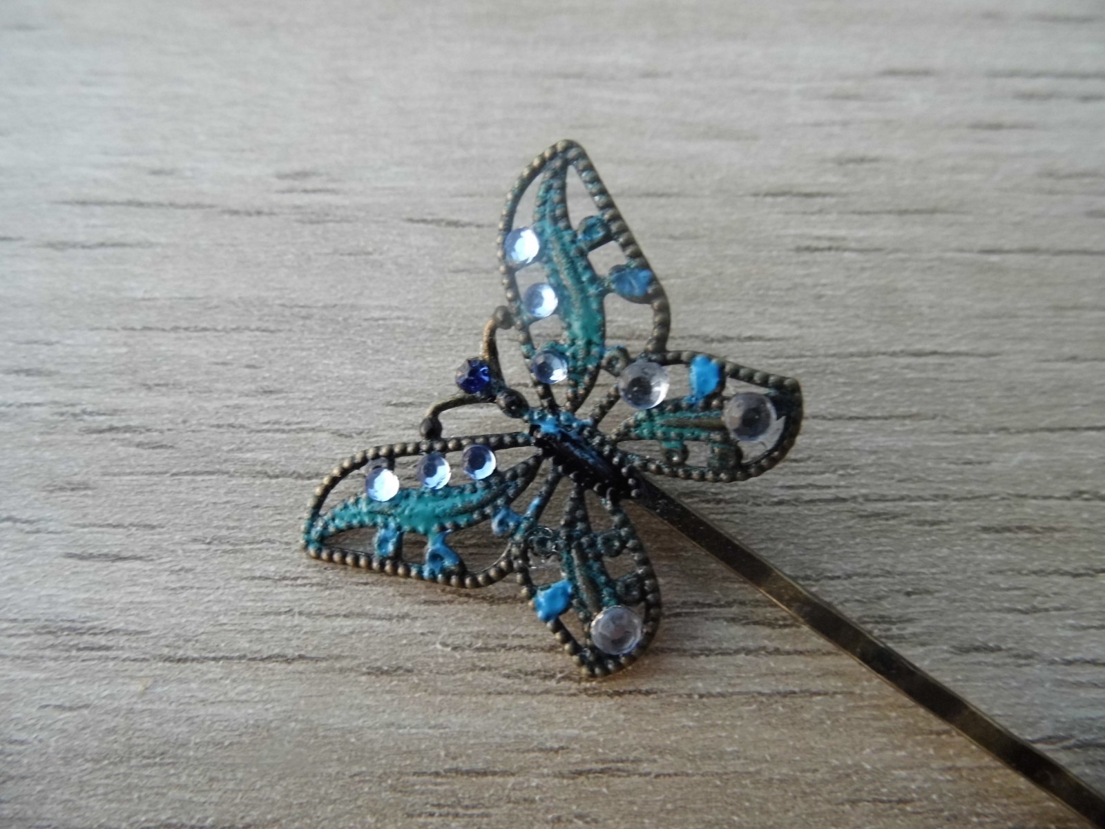 Sponky do vlasů pérkové - 1 kus