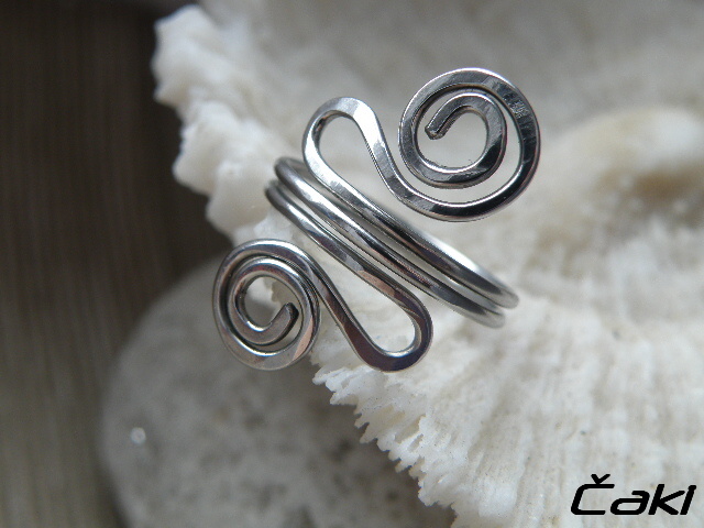 Spirrálkový prsten