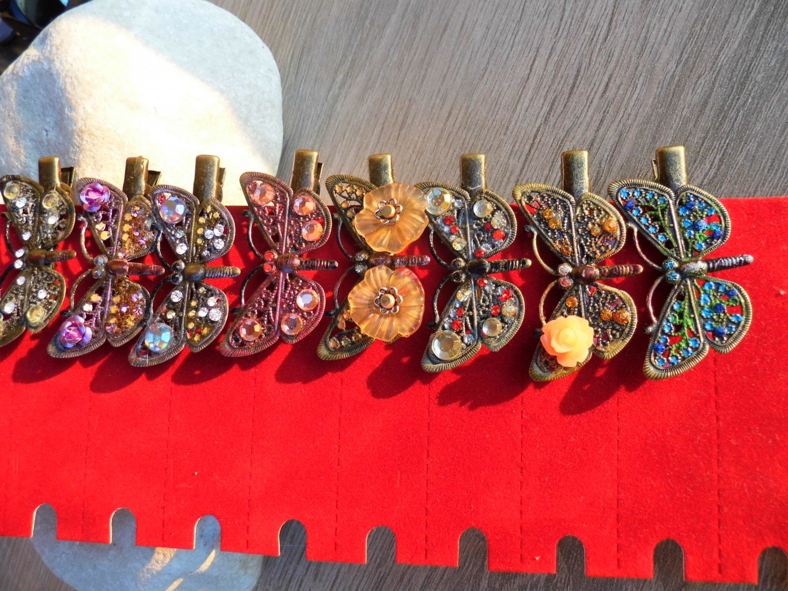 MOTÝLCI - sponky do vlasů-klip