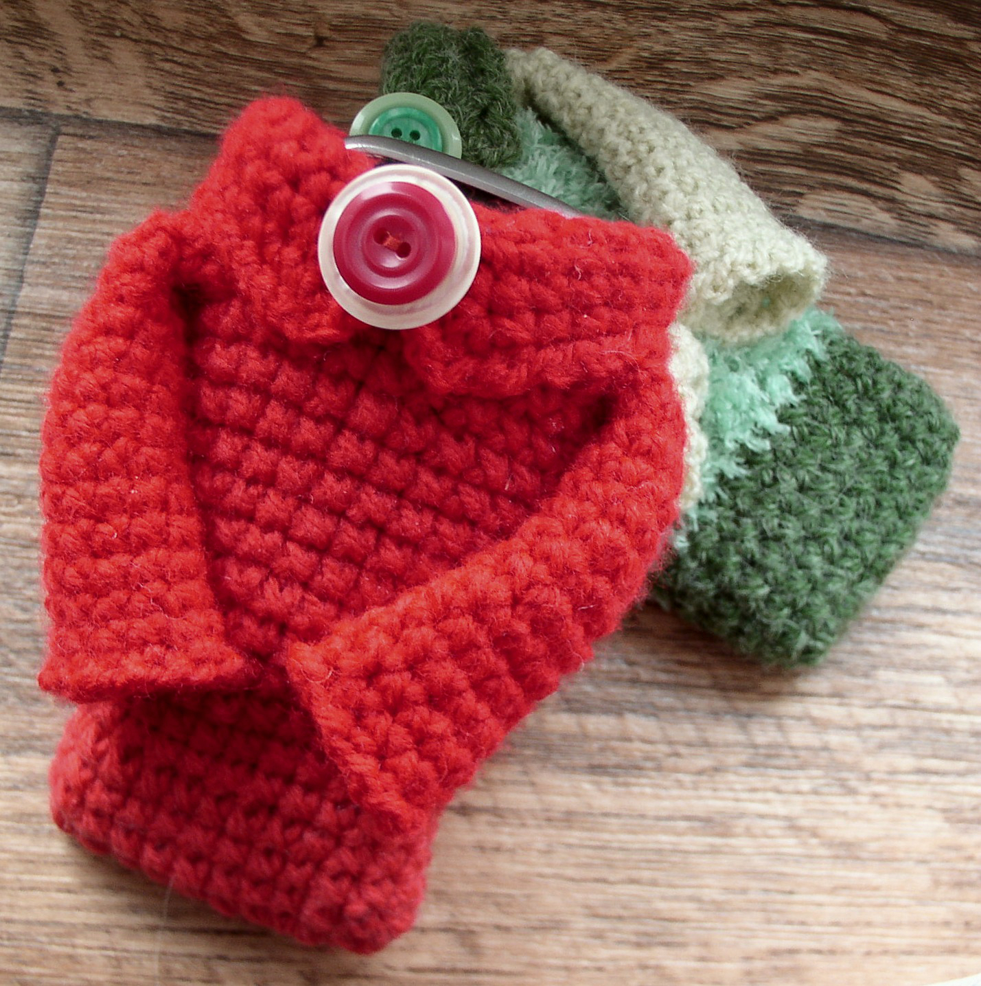 Svetřík na mobil... červený