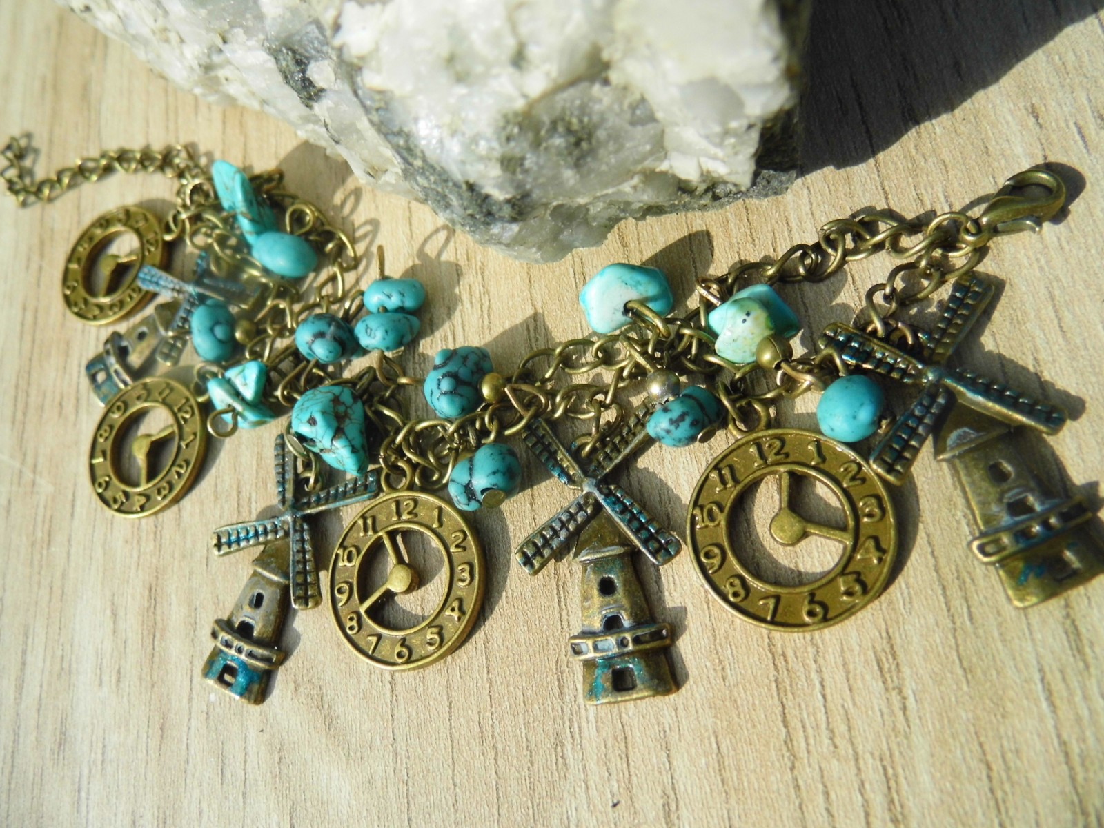 Náramek s tyrkenitem