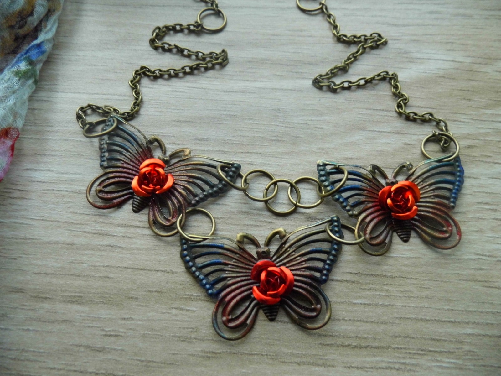 Motýlci  - náhrdelník