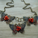 Motýlci  - náhrdelník